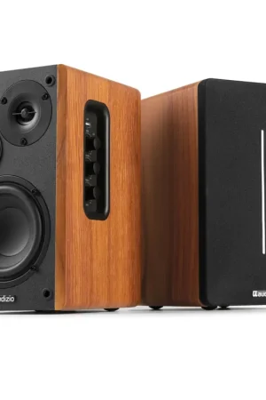 Nouveau en boutique | 2nde Vie - Audizio KS01B - Enceintes Hi-Fi avec Bluetooth 120W - Finition Bois