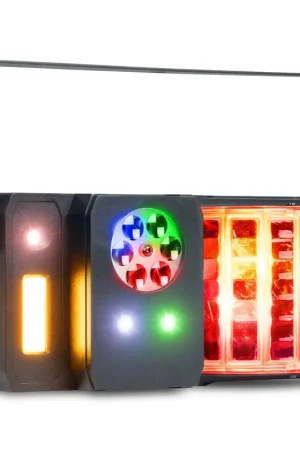 Best-seller | Fuzzix Stellar1 - Jeu de Lumière LED 5-en-1 Multi Effets pour DJ & Événements