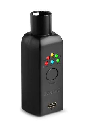 BeamZ WD1M EazyLink - Dongle Émetteur DMX 3 Broches Sans Fil UHF/BT (Dongle TX) | Batterie Intégrée | Bonne affaire