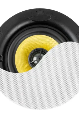 Power Dynamics KVCS5 - Haut-parleur de plafond 5,25″ - Son clair pour intérieur et extérieur | Blanc | Bon prix
