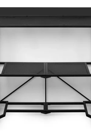 Vonyx DBF105 - Pupitre DJ Pro Compact Pliable avec Housses Lycra et Housse de Transport - Table DJ Mobile Stable - Disponible