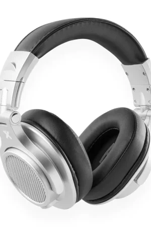 Nouveau | Vonyx HDX120SB - Casque DJ Aluminium avec Sac de Transport - Casque Audio Filaire Pliable pour Mix et Monitoring