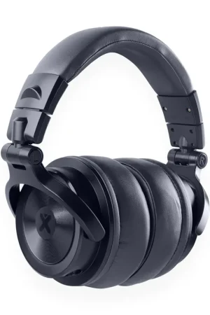 Vonyx HDX200DB - Casque DJ Premium Bleu avec Sac de Transport - Casque Audio Filaire Pro pour Mix et Monitoring | Nouveau chez nous