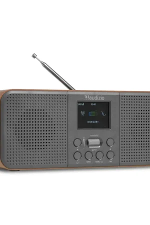 Prêt à expédier - Audizio Bucine - Radio Internet Wi-Fi Stéréo avec DAB+, FM, et BT - Couleur Noir