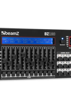 BeamZ BZ108 – Contrôleur DMX 108 Canaux avec 12 Faders | Nouvel arrivage
