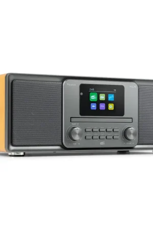 Soldes | Audizio Palmi - Radio DAB+/FM Tout-en-Un avec Lecteur CD, Bluetooth, USB - Bambou