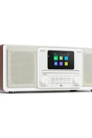 Audizio Palmi - Radio DAB+/FM Tout-en-Un avec Lecteur CD, Bluetooth, USB - Blanc - Profitez-en maintenant