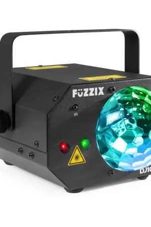 MAX DJ10 Jeu de Lumière - Jelly Moon 3x LED RVB avec Laser - Très populaire
