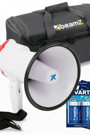 Vonyx MEG020 Kit Mégaphone Compact 20W - avec Sac de Transport et Piles - Satisfait ou remboursé