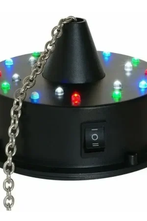 Bien noté | Fuzzix MBW18LED - Moteur pour Boule à Facettes sur Batterie 18 LEDs