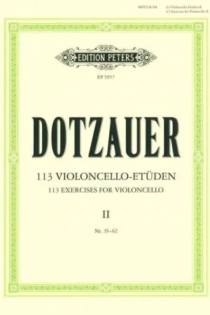 Très populaire - Edition Peters Dotzauer 113 Cello-Etüden 2