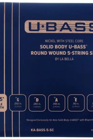Prix promo - Kala Roundwound U-Bass 5 Strings