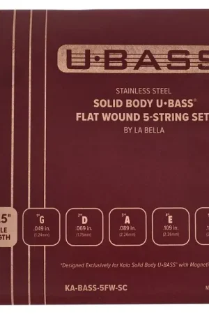 Tout juste disponible - Kala Flatwound U-Bass 5 Strings