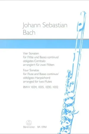 Bärenreiter Bach 4 Sonaten für 2 Flöten - Tout nouveau