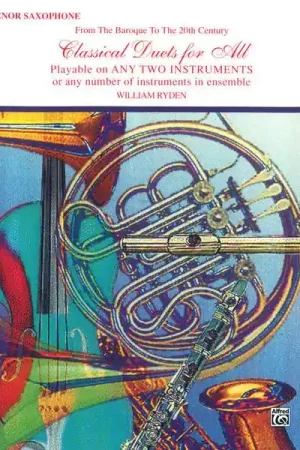 Alfred Music Publishing Classical Duets for All T-Sax | Bien noté