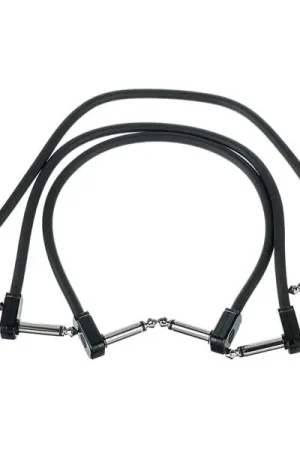 Ernie Ball Flex Patch Cable 12" black set | Prix cassé