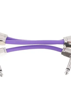 Retour facile - Ernie Ball Flex Patch Cable 3" purple set