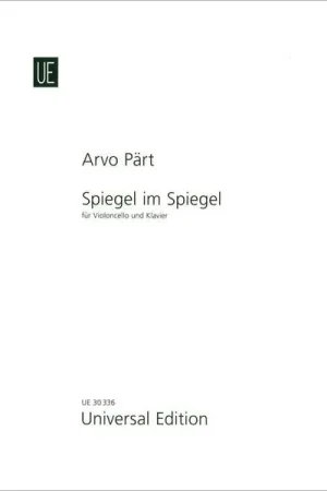 Stock presque épuisé - Universal Edition Pärt Spiegel im Spiegel Cello
