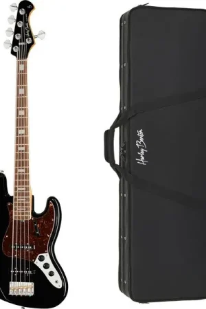 Harley Benton MV-5JB Black w/Bag | Prix bas