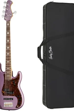 Harley Benton MV-5PJ Burgundy Mist w/Case - Stock limité
