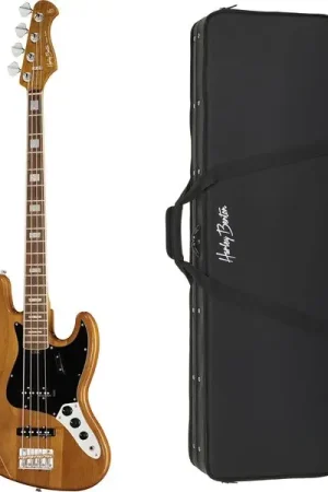 Très demandé - Harley Benton MV-4JB Natural w/Case