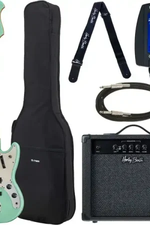 Harley Benton MV-4MSB Seafoam Green Set | Prix avantageux