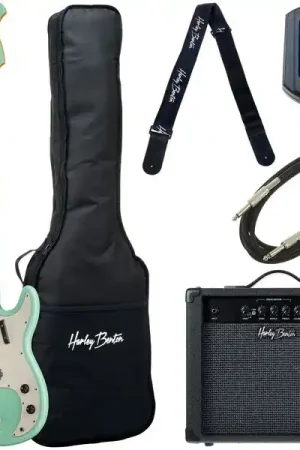 Prix promo - Harley Benton MV-4P Seafoam Green Set