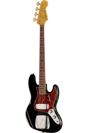 Envoi rapide - Fender 64 J-Bass BLK Relic