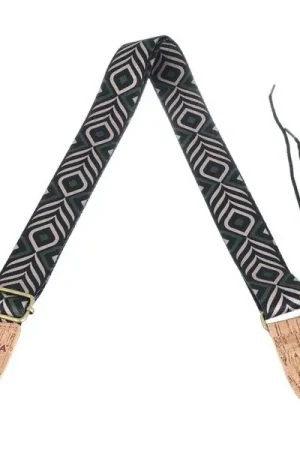 Cascha Ukulele Strap GR Chevron Veg - Soldes