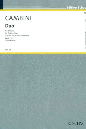 Schott Cambini Duo e-moll op. 11/4 | Commandez maintenant
