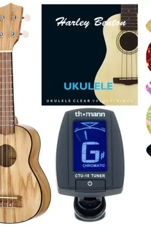 Harley Benton UK-12 Stain Ash NT Bundle | Tendance
