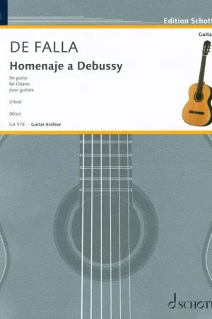 Offre limitée | Schott De Falla Homenaje a Debussy