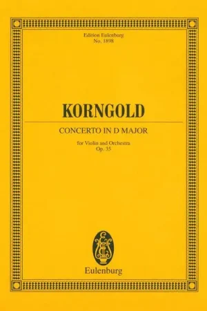 Edition Eulenburg Korngold Concert D-Dur op. 35 | Derniers jours