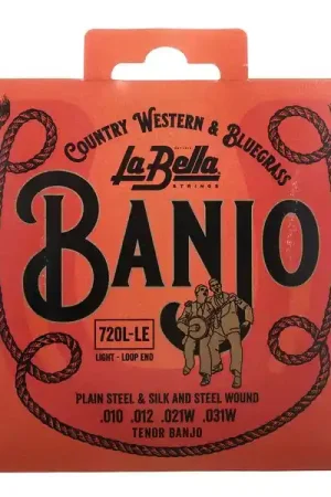 Remise supplémentaire | La Bella Tenor Banjo Silk & Steel Light