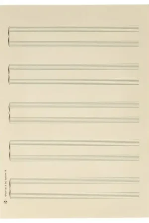 Star Sheet Music Paper Piano DIN A4 | Disponible dès maintenant
