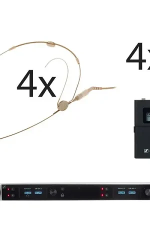 Sennheiser EW-DX 4x HSP2 Q1-9 Set | Prix choc