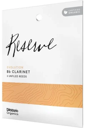 Qualité supérieure | DAddario Woodwinds Organic Res. Evo CLAR 3.5+ 3P