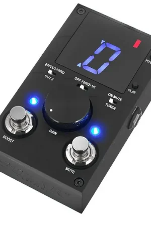 Qualité premium | Solar Guitars Chug Tuner+ Booster