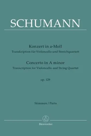 Bärenreiter Schumann Cellokonzert op.129 | Satisfait ou remboursé
