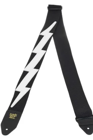 Ernie Ball E-Guitar Strap White Lightning | Très apprécié des clients