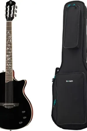Meilleure vente | Harley Benton Nashville Nylon Plus BK w/Bag