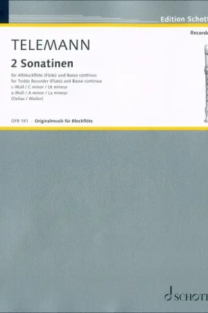 Schott Telemann 2 Sonatinen | Tendance