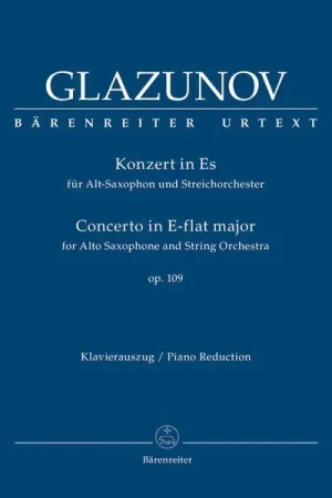 Bärenreiter Glasunow Konzert op.109 - Expédition express
