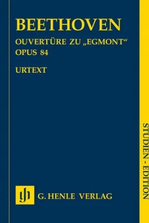 Henle Verlag Beethoven Ouvertüre zu Egmont - Ne manquez pas cette offre