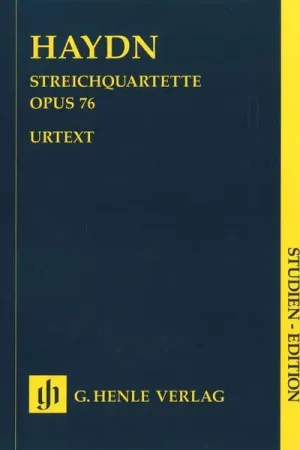 Henle Verlag Haydn Streichquartette op.76 - Qualité professionnelle