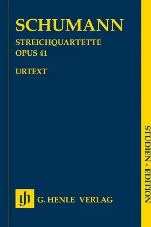 Incontournable | Henle Verlag Schumann Streichquartette