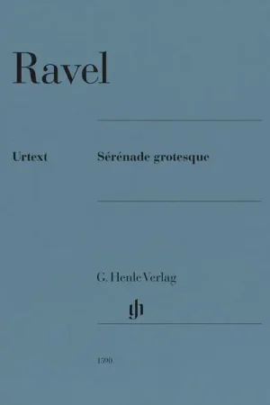 Best-seller - Henle Verlag Ravel Sérénade grotesque