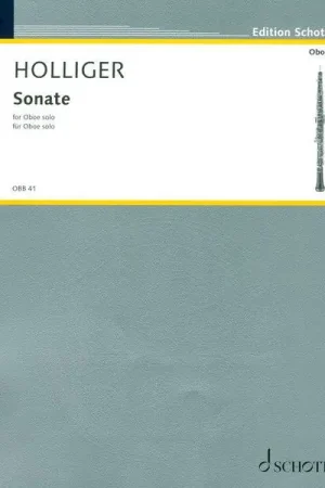 Schott Holliger Sonate Oboe | Super prix