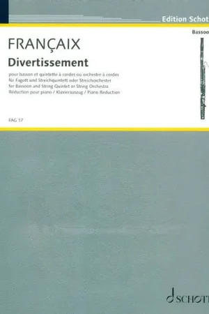 Schott Françaix Divertissement - Affaire à saisir