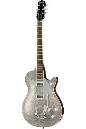 Excellente qualité - Gretsch EMTC Sparkle Jet FT SLV SPK